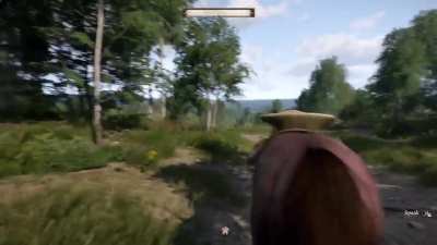 [KCD2] how much horse courage is needed to stop it throwing me off into waiting bandits? Starting to think it’s in on it