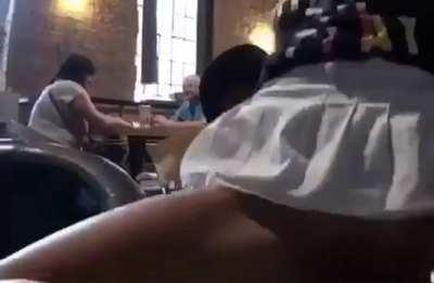 These days, you can't even fuck in a cafe without everyone staring