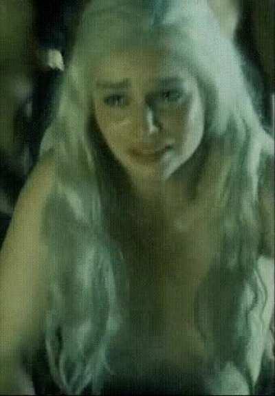 Emilia Clarke, first thing that comes in mind for her iconic scene?