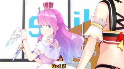 Coco reacting to Kanata losing her wings.