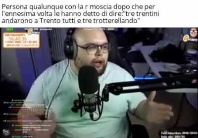 Mi è stato confermato da una persona con la r moscia