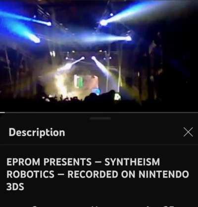 Reliving Eprom's Syntheism Robotics show the way he intended