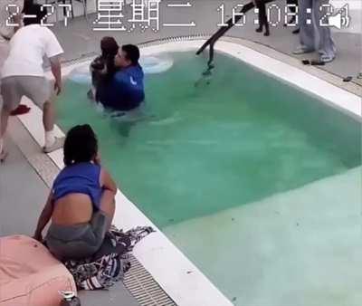 To stop a dog from swimming.