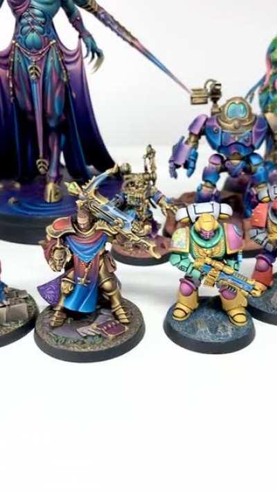 Every miniature I painted this year!