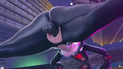 Filling up silk on the side of a building