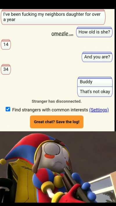 Maybe it's a good thing Omegle got shut down 