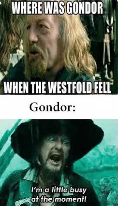 They were a little busy at the moment