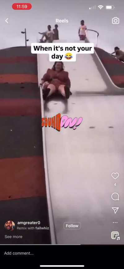 Chin up, it can’t always be your day