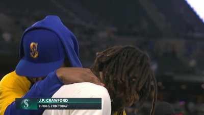 [Highlight] JP Crawford can't hold back his tears as he talks about what having Kyle Seager as a teammate means to him.