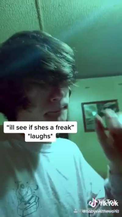 Oh lord I bet she was uncomfortable with this one