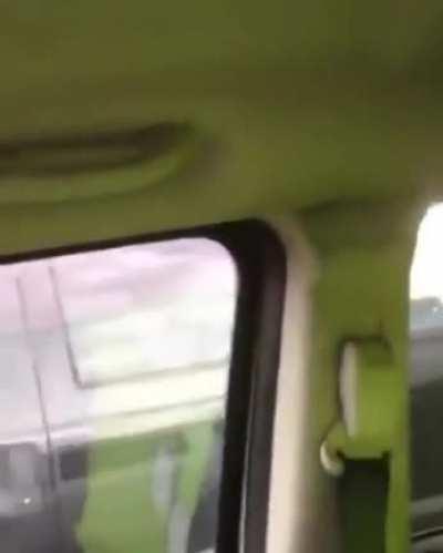 WCGW to the Guy does the middle finger and then...