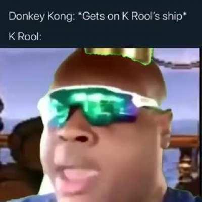 Everytime i see that final part before the K.Rool fight i hear this (there is swearing so dont watch if you don't care for it)