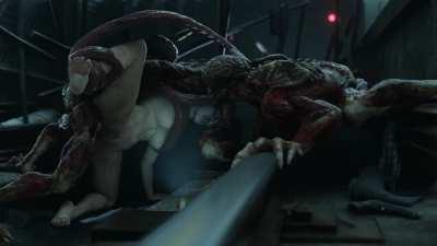 Jill vs. the Lickers (ZMSFM) [Resident Evil]