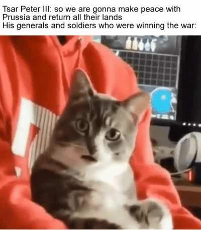 He would rather be Duke of Holstein-Gottorp than Tsar of Russia