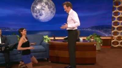 nina dobrev yoga wall