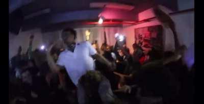 X performing Yung Bratz in 2017