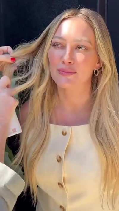 Hilary getting glammed up | IG | May 2025