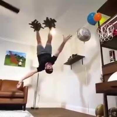 Duct taped trick shot.