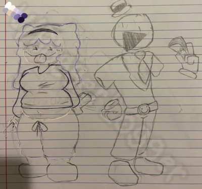 Speed paint of my Pillow & Yellow Face humanization art