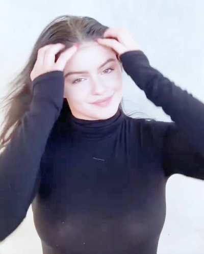 Ariel Winter see-through nipple piercings