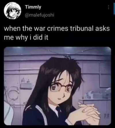 Your honor my client was simply on her 