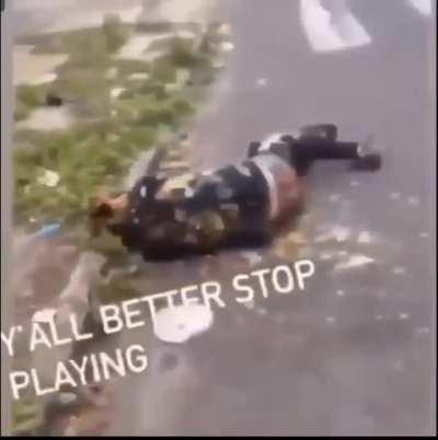 No one ever deserves this.