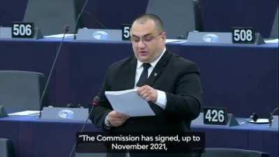 Romanian MEP Cristian Terhes Calls For The Immediate Resignation Of European Commission President Ursula von der Leyen During Parliament Speech On Monday