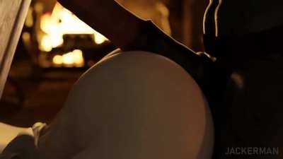 LADY DİMİTRESCU Spend tme with her horse! (JACKERMAN) [RESIDENT EVIL VILLAGE]