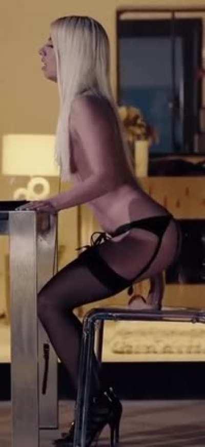 Making herself comfortable