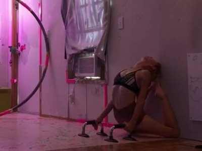 Feet to head: a week later I think it’s closer,then the previous one. For some reason I just want to achieve this 🙂. I was s gymnast, not a contortionist.