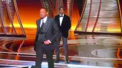 OSCARS Will Smith Punches Chris Rock For Joking About His Wife
