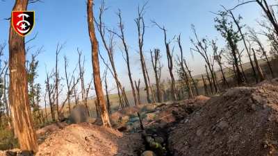 Ukrainian soldiers of the 30th Mechanized Brigade recaptured and held a position in the Luhansk region. [Published 23.05.2025]