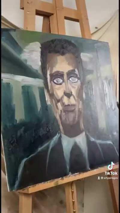 Gman painting timelapse by me - adequately sized art