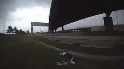 On the ground! Oh, wait...