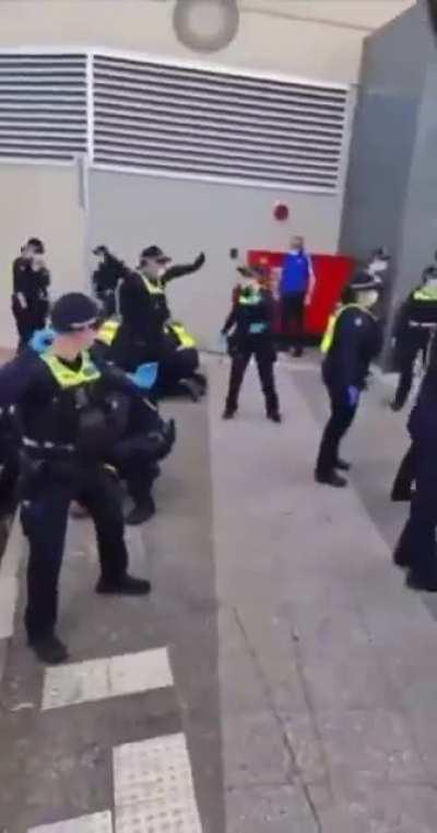 Imagine Wanting to Go out for a Walk to be Confronted by 20 Police Officers