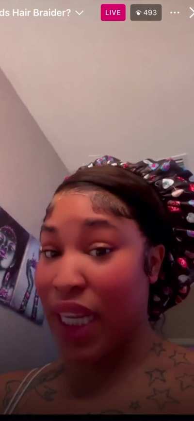 Dime on IG Live Arguing About Her Ass 😂