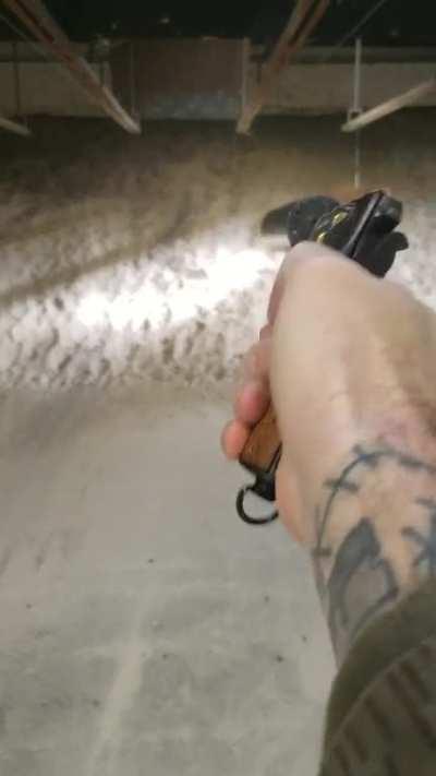 Heavy ass trigger pull. m1895 nagant revolver.