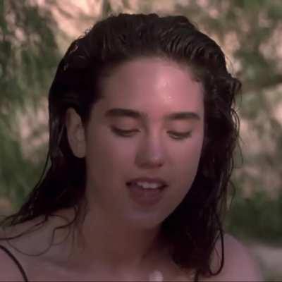 Jennifer Connelly in (hot spot) at just 18 years old 🔥