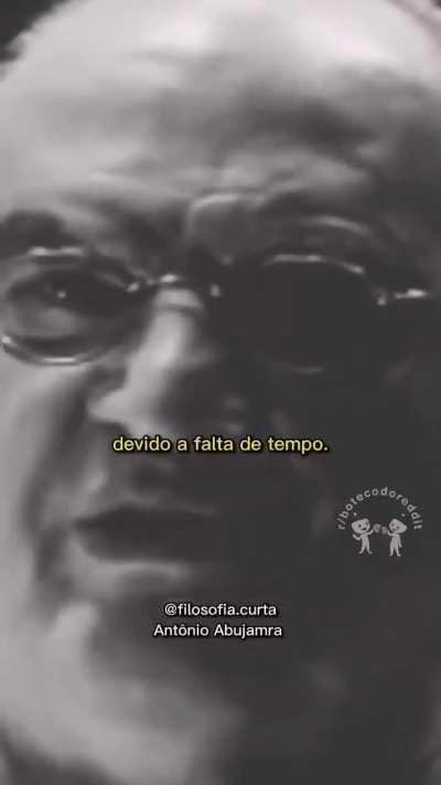 Mais uma reflexão do Abujamra 