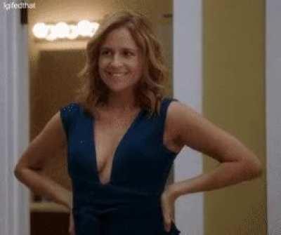 Jenna Fischer invites a group of us over to show off her new dress. What happens next...