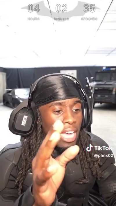 Wow Kai Cenat tiktok page got hacked that's crazy