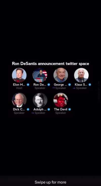 The Ron Desantis twitter space hosted by Elon Musk (Parody)