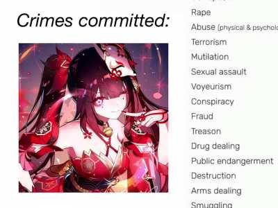 Surely this sweet girl would never commit such heinous acts 😋