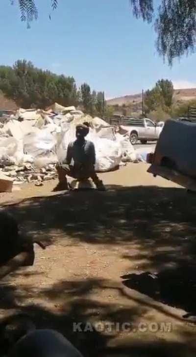 Sitting on an Airbag