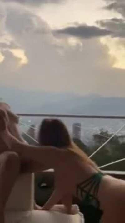 The whole city can hear us