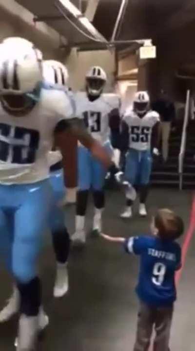 They're literally Titans to him