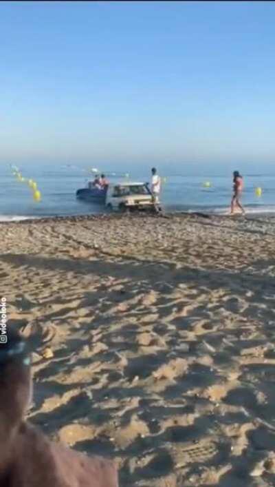 Objects in the rear view mirror are closer than they appear. Even oceans.