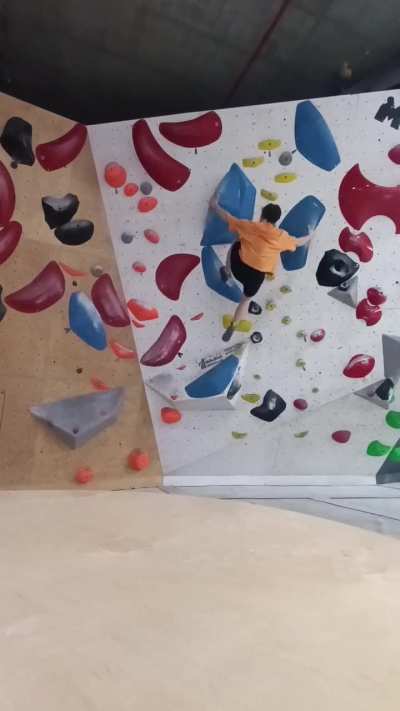 A dyno offer that felt like a comp climb