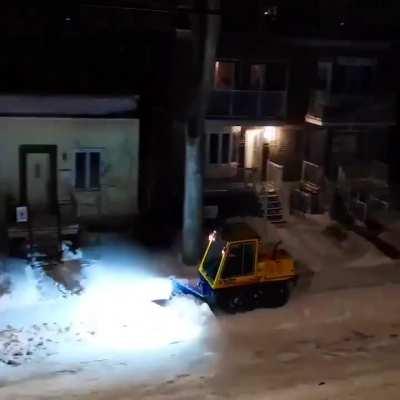 Montreal snow removal process