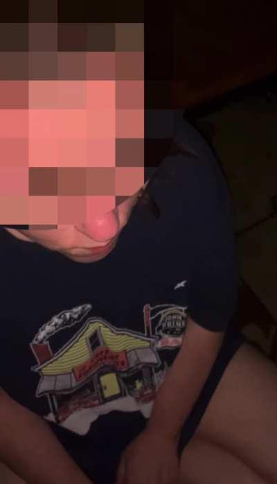 The struggle was real. Mouth overflow. Wife takes gigantic thick cumshot to mouth and swallows the entire load. Watch until the end. Not a drop wasted.